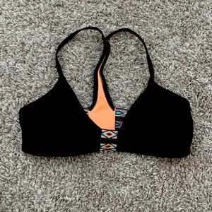 🛍Black Bikini Top with Neon Accents🛍